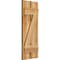 Ekena Millwork Spaced Board-n-Batten Shutters w/Z-Bar, Rough Sawn Western Red Cedar, 11 1/4W x 29H, PR RBS06Z11X029RWR - alternate 4
